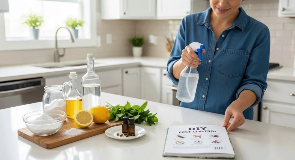 do pest control at home